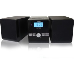 Lenco MC-030BK Stereo Analog Home Audio Micro System 10W - Sleek, Powerful Sound in Stylish Black!